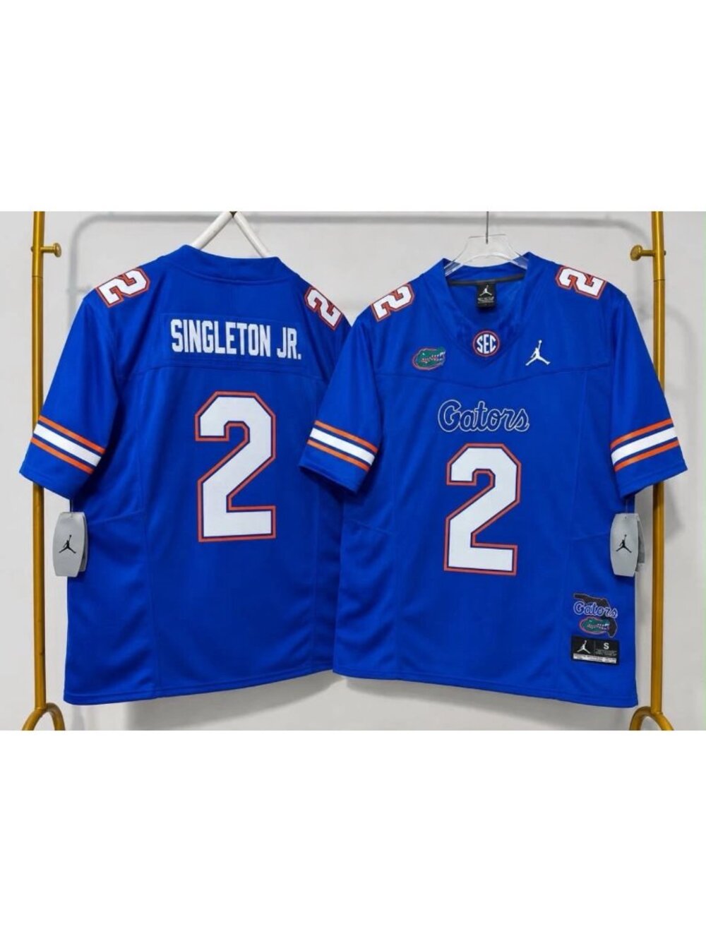 Eric Singleton Jr Vapor 2 Jersey Stitched Royal